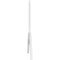 Ekena Millwork Archdale Architectural Grade PVC Gable Bracket, 108"W x 63"H x 2"D x 6"F, 14/12 Pitch GBP108X63X0206ARC00 - alternate 4